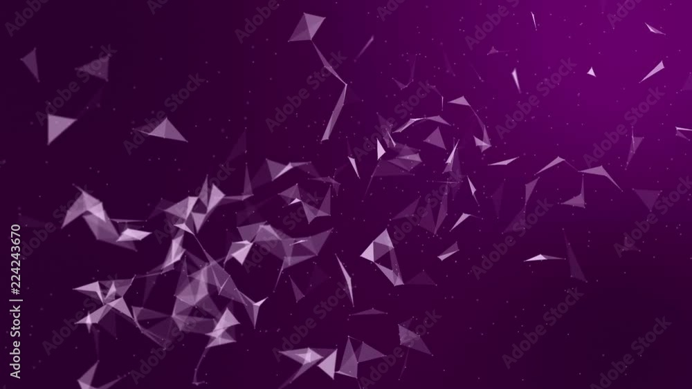 Abstract geometric motion with lines and dots Abstract geometric motion with lines and dots