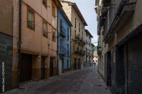 Villava  Espa  a  21 09 2018   View of the streets of Villava