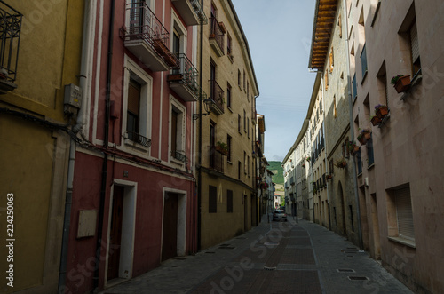 Fototapeta Naklejka Na Ścianę i Meble -  Villava, España, 21/09/2018 : View of the streets of Villava