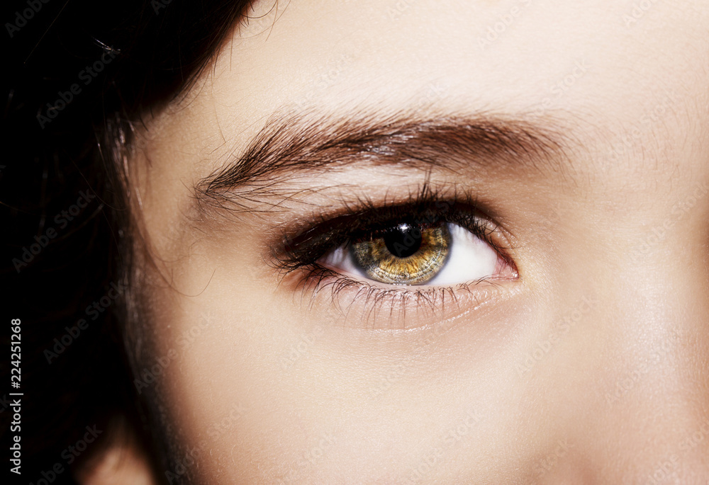 A beautiful insightful look boy's eye. Close up shot. A beautiful insightful look boy's eye. Close up shot.