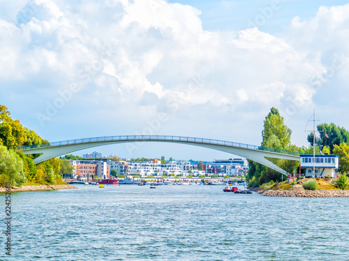 Brd Deutschland Schiersteiner Hafenbrücke photo