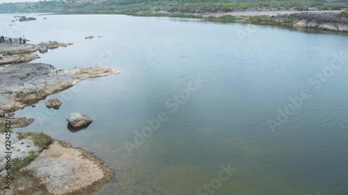 Beautiful View of mahisagar river from rasulpur  , vadodara, gujarat photo