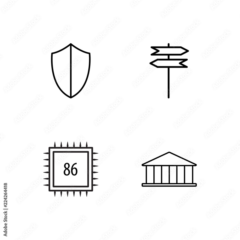 business simple outlined icons set business simple outlined icons set