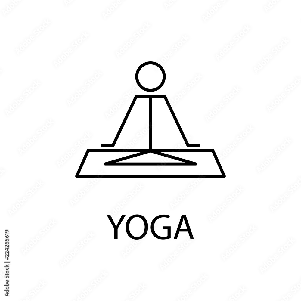 relaxation in yoga icon. Element of recreation icon for mobile concept and web apps. Thin line relaxation in yoga icon can be used for web and mobile relaxation in yoga icon. Element of recreation icon for mobile concept and web apps. Thin line relaxation in yoga icon can be used for web and mobile