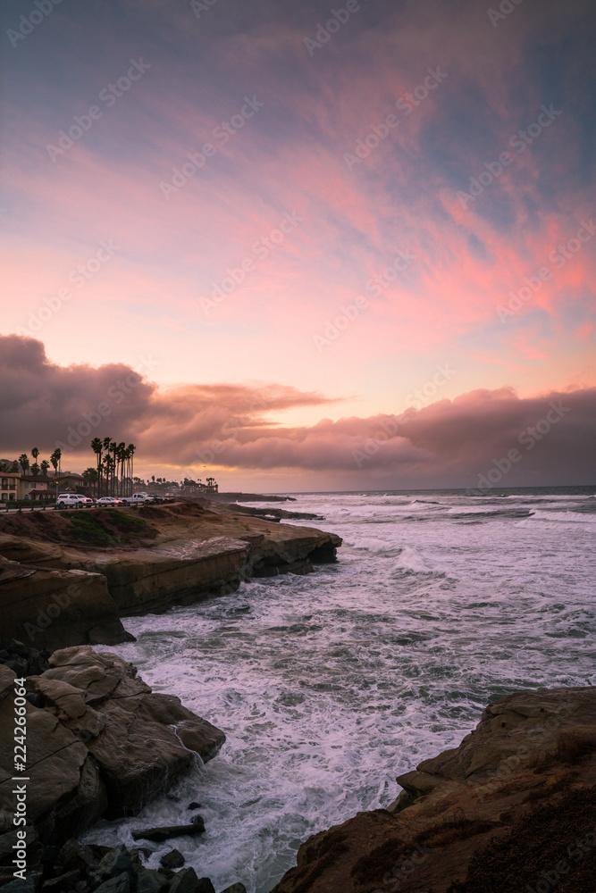 Sunrise at Sunset Point in San Diego