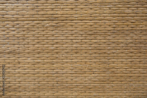 Reed mats Texture background. Woven cyperus difformis