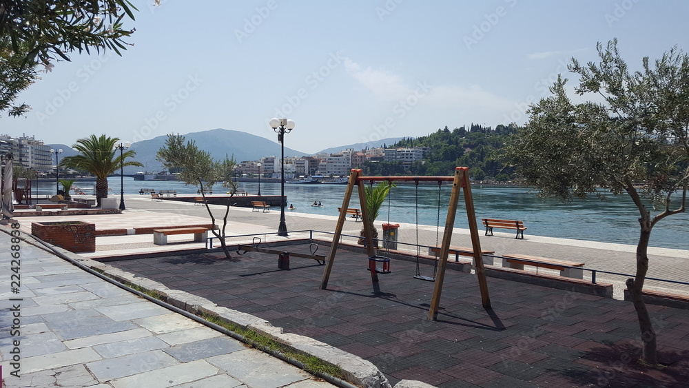 Greek Town/Village in the Countryside Greek Town/Village in the Countryside