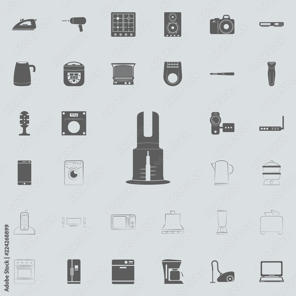 food processor icon. Electro icons universal set for web and mobile food processor icon. Electro icons universal set for web and mobile