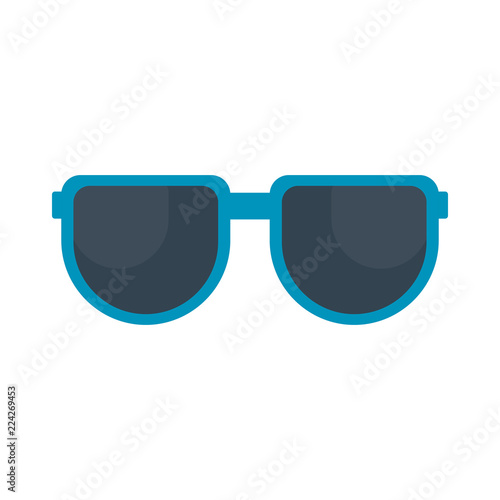 Isolated summer sunglasses icon