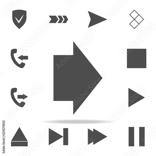 wide arrow icon. web icons universal set for web and mobile