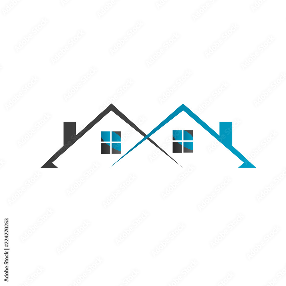 real estate logo house roof design vector real estate logo house roof design vector