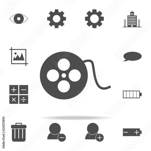 cinematographic tape icon. web icons universal set for web and mobile