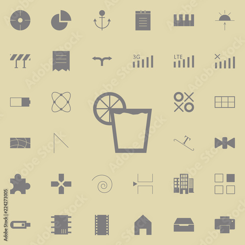 gin and tonic icon. web icons universal set for web and mobile
