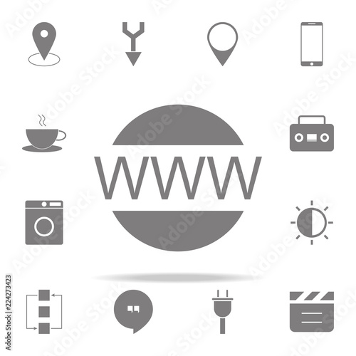 Www web icon. web icons universal set for web and mobile