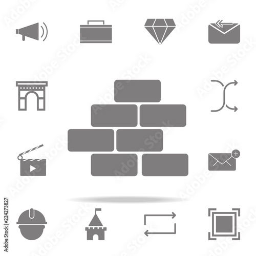 bricks icon. web icons universal set for web and mobile photo