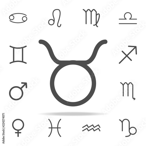 zodiacus of the calf of venus icon. web icons universal set for web and mobile