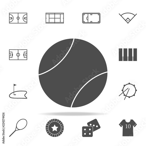 tennis ball icon. web icons universal set for web and mobile