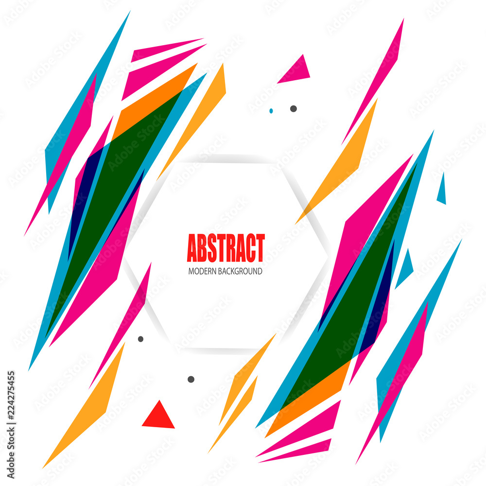 set of abstract geometric sale banner or background vector