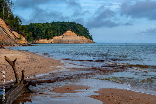 Foto Calvert Cliffs Beach At Chesapeake Bay