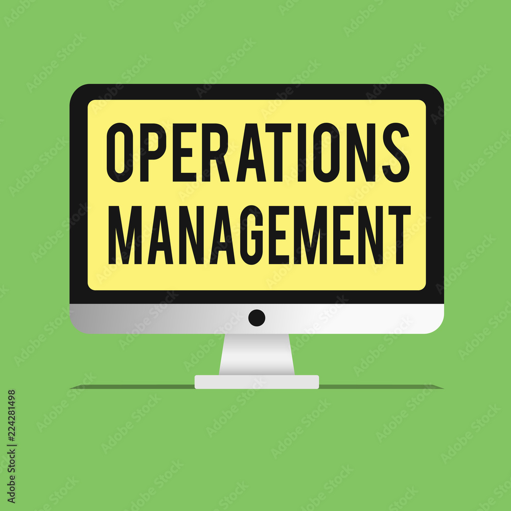 Word writing text Operations Management. Business concept for ensure Inputs to Output the Production and Provision. Word writing text Operations Management. Business concept for ensure Inputs to Output the Production and Provision.