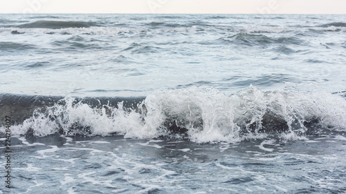 Fototapeta Naklejka Na Ścianę i Meble -  Sea wave splash