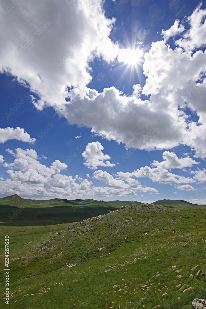 Fototapeta premium モンゴルの大平原