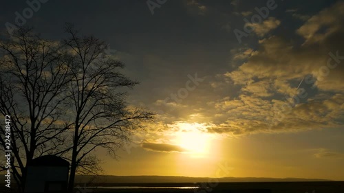 filmed in Parkgate. Marshland area on the Wirral, England. photo