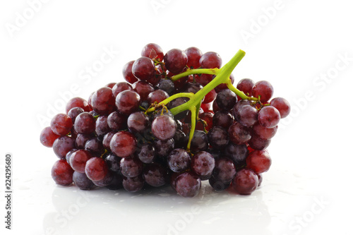fresh grape isolated on white background