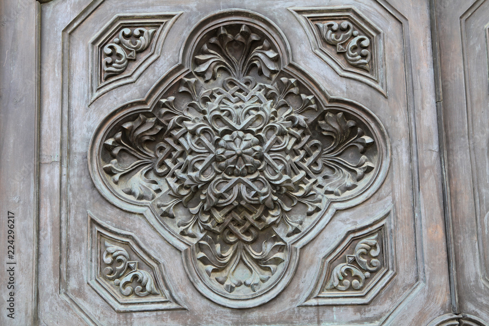 The texture of the Cathedral of Christ the Savior in Moscow The texture of the Cathedral of Christ the Savior in Moscow