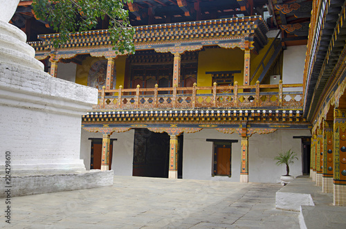Pungtang Dechen Photrang Dzong or palace of great bliss. Inner View . Administrative centre. Punakha Dzong
