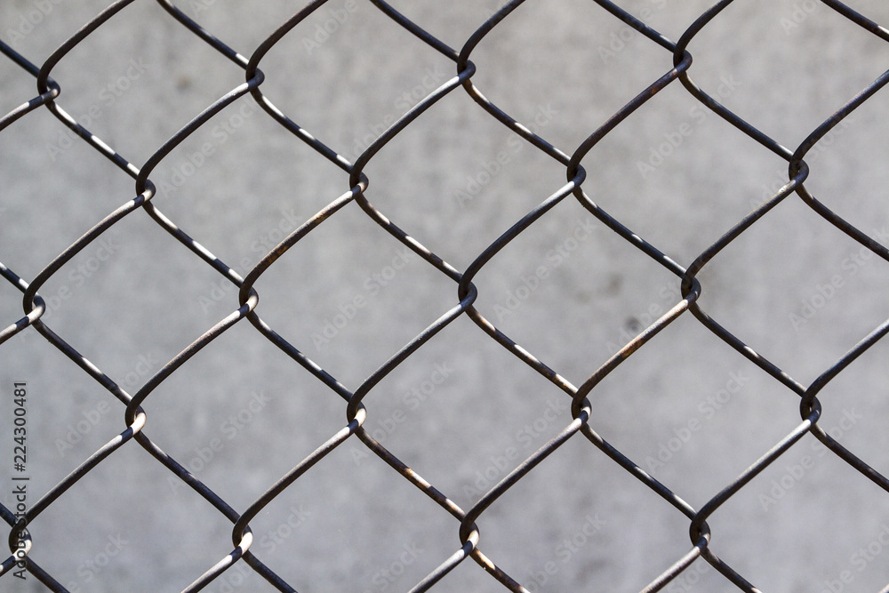 Fototapeta premium The texture of the wire fence. Can be used as a background