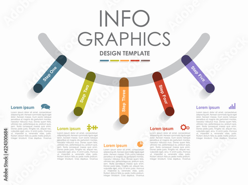 Infographic design template with place for your text. Vector illustration.
