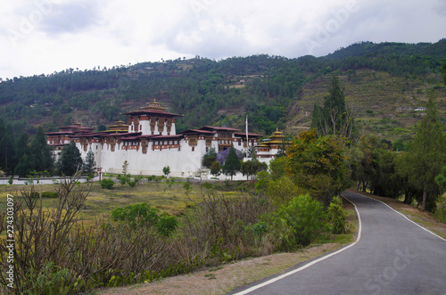 Pungtang Dechen Photrang Dzong or palace of great bliss. Administrative centre. Punakha Dzong