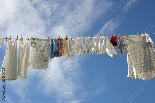 Laundry Line in the Sky