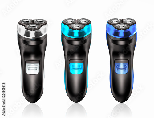 Electric shaver mockup design