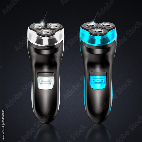 Electric shaver mockup design