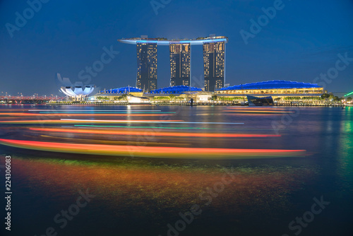 Photography Singapore at night