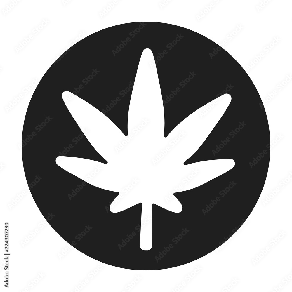Cannabis Sign. Vector Leaf. Cannabis Sign. Vector Leaf.