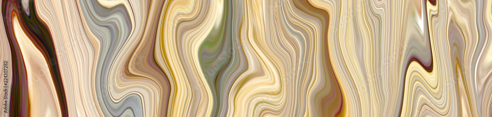 Fototapeta premium Marble brown with 3d textured wave pattern and lines, beautiful wallpaper. Background in dark colors for different purposes.