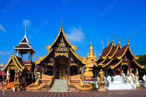 Wat Pak Mueang - Buddhist Temple , Chiang Mai Thailand © Fotoglee