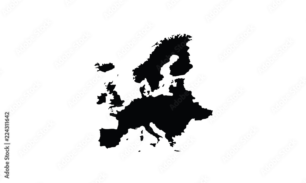 Fototapeta premium Europe flag European union stars symbol 