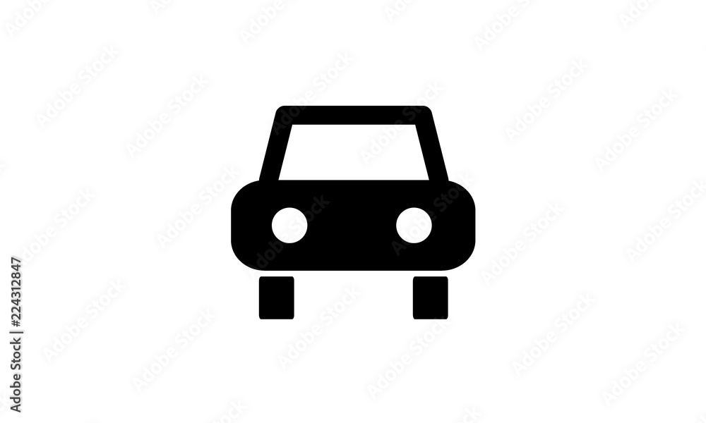 Car black shape automobile illustration