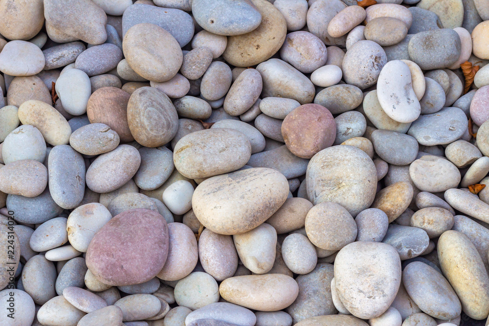 Background of large round river stones Background of large round river stones