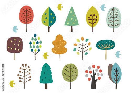 北欧風の木色々