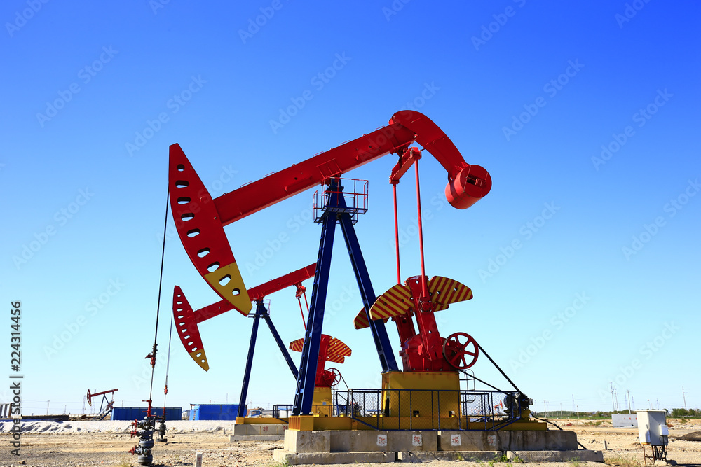 The oil pump, industrial equipment The oil pump, industrial equipment