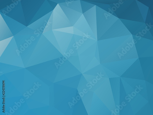 triangular blue abstract background