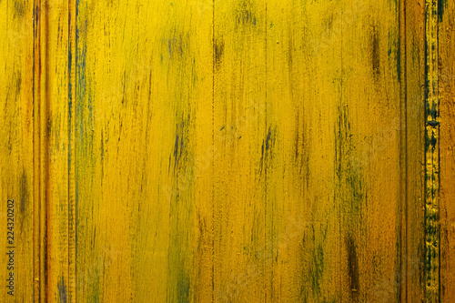 old yellow paint wood