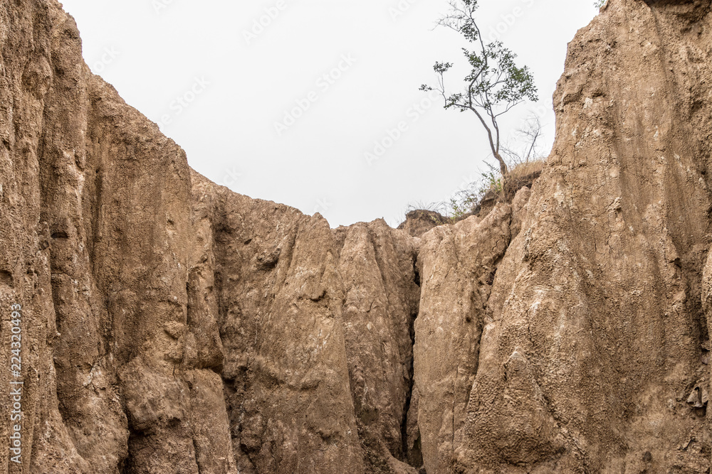 Beautiful landscape of mountain sand and rock of Thailand grand canyon