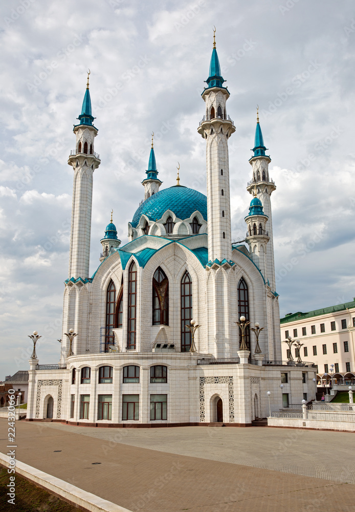 KAZAN, REPUBLIC OF TATARSTAN. Mosque of Kal-Sharif in the Kazan Kremlin
