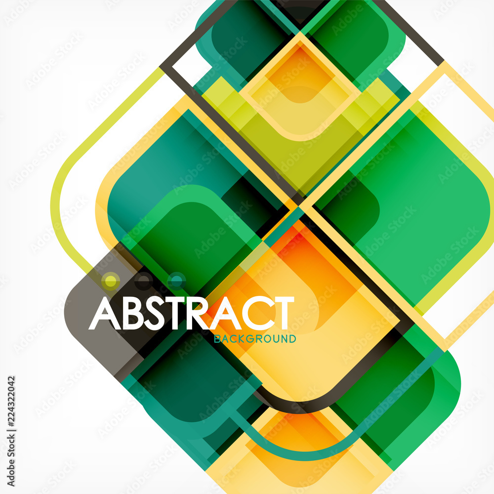 Square geometric abstract background, paper art design for cover design, book template, poster, cd cover illustration Square geometric abstract background, paper art design for cover design, book template, poster, cd cover illustration